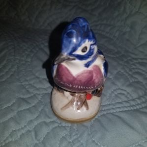 Kingfisher porcelain bird